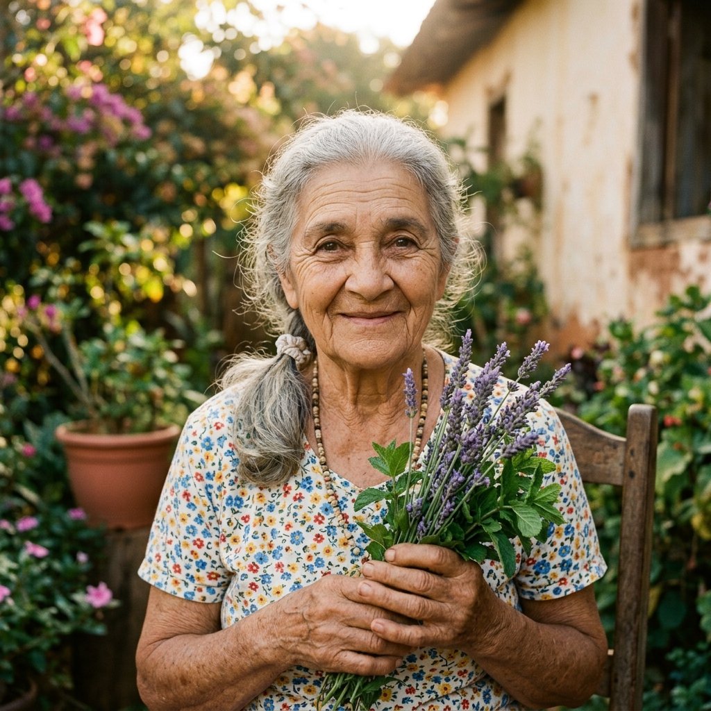 Dona Maria, a avó do Marcos